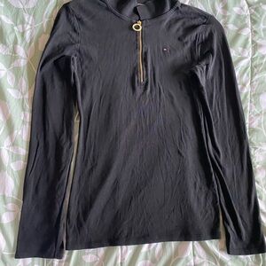 Tommy Hilfiger Black Breathable Coat